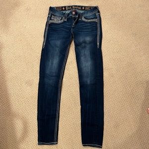 ROCK REVIVAL JEAN - DARK WASH